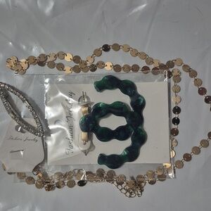 Fashion jewelry necklace and earring set
